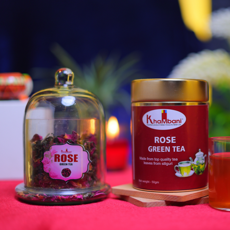 Rose Green Tea