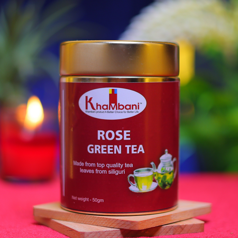 Rose Green Tea - hover