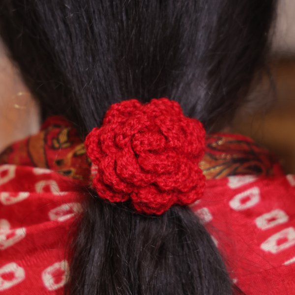 Flower Scrunchie