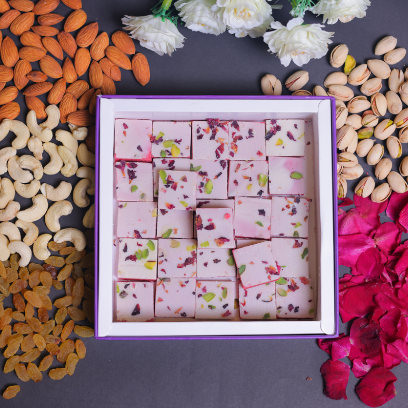 Strawberry Burfi - hover