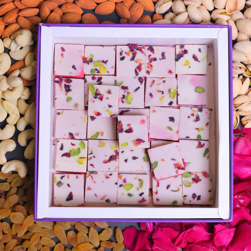 Strawberry Burfi